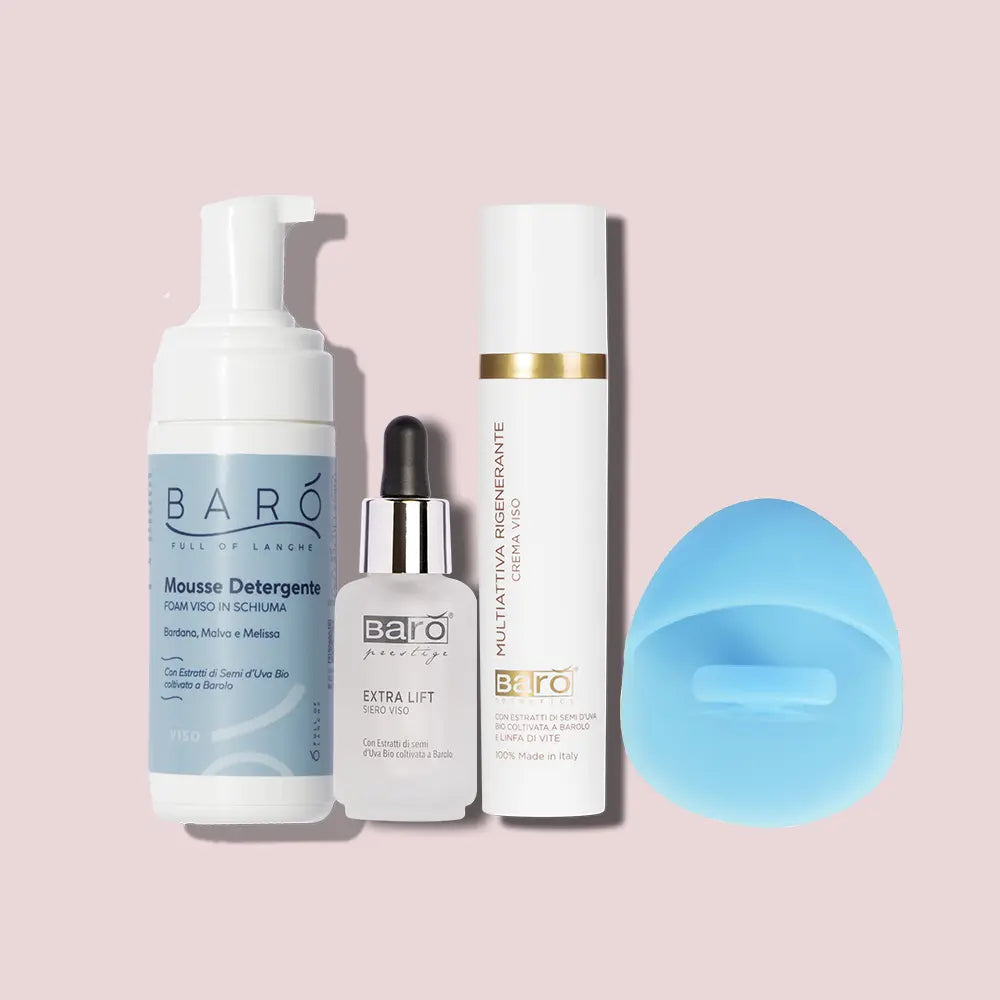Trattamento Completo con Pad Detergente Viso in Silicone