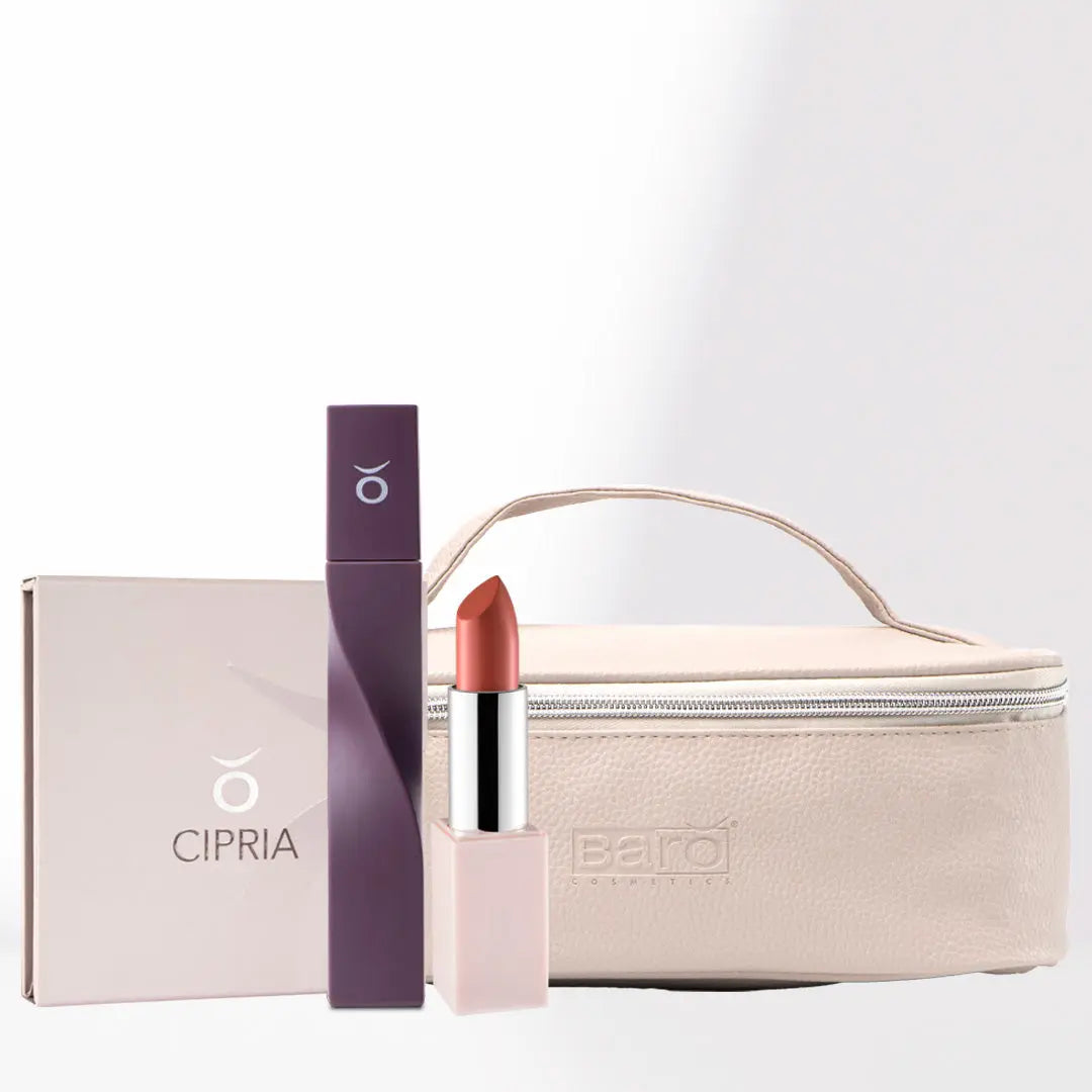 Mascara + Cipria + Rossetto + Beauty - Barò Cosmetics