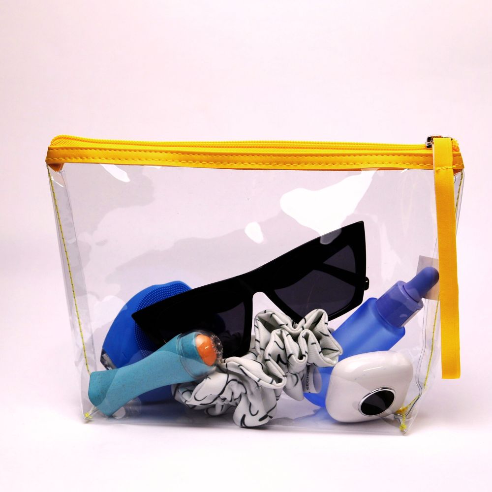 Crystal Beauty Bag Vibrant Yellow