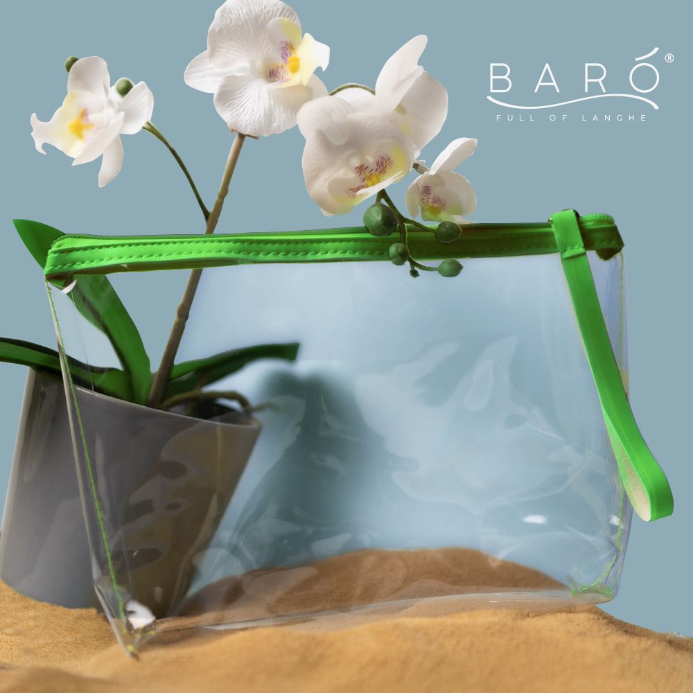 Crystal Beauty Bag Neon Green