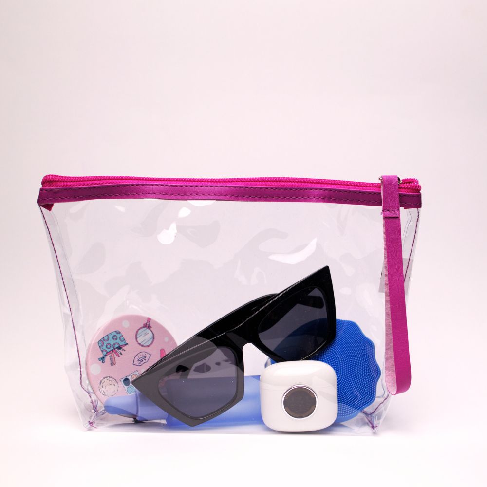 Crystal Beauty Bag Velvet Berry