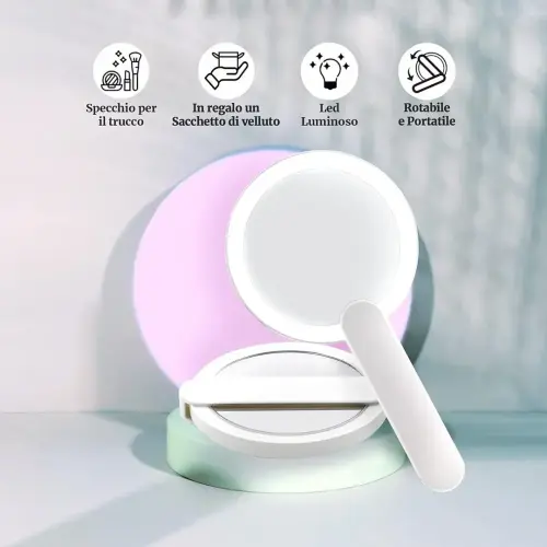 Specchietto led Make-up SODY