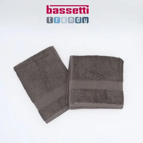 Set 2 spugna Bassetti colore antracite