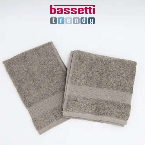 Set 2 spugna Bassetti colore grigio chiaro